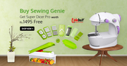  Buy Sewing Genie n get Super Dicer Pro worth Rs.1495 Free!! 