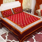 Buy Hand Block Printed Jaipuri Bed Sheet Online