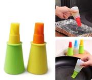 Gopinath Creation Silicone Cooking Oil Bottle with Basting Brush 