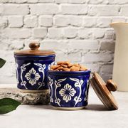 Buy Hand painted Mughal Ceramic Jars at low price