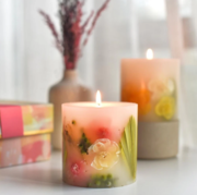 The Maeva Store offers Jade Botanical Floral Candle Online at Buy One 