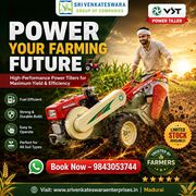 VST Power Tiller in Madurai | High-Performance Power Tillers for Bette
